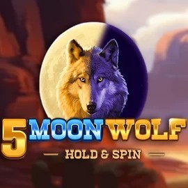 5 Moon Wolf logo – Slots by Apparat Gaming at CrownPlay Casino