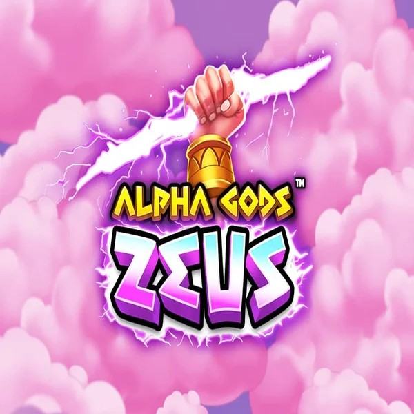 Alpha Gods Zeus online game logo by PearFiction Studios on crownplays.eu