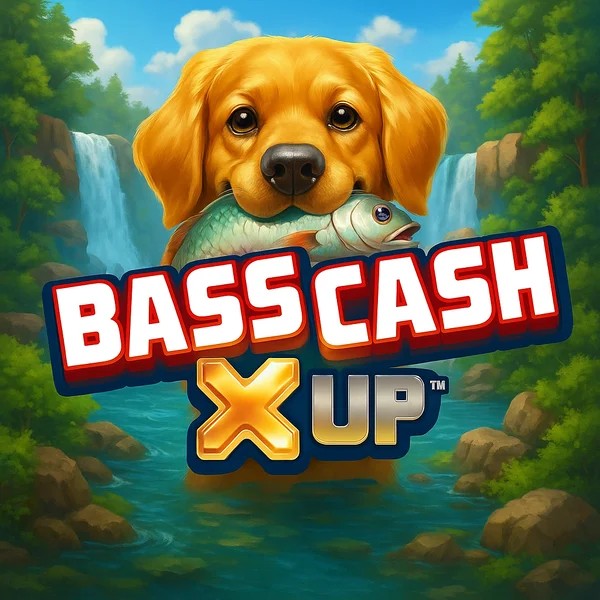 Bass Cash X UP casino game by Alchemy Gaming – featured logo at CrownPlay Casino