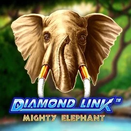 Diamond Link Mighty Elephant slot logo by Novomatic at CrownPlay Casino