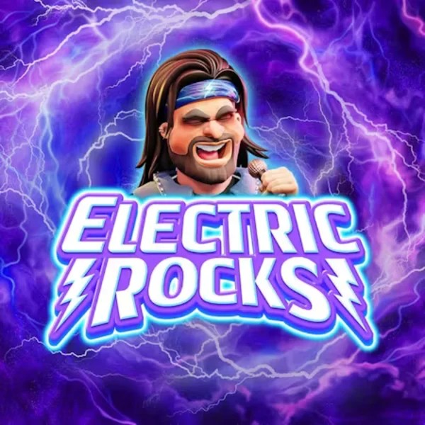 Electric Rocks logo – Slots by Inspired Gaming at CrownPlay Casino