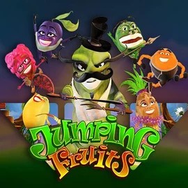 Official Slots logo: Jumping Fruits by Wazdan at CrownPlay Casino