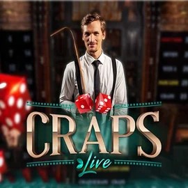 Live Craps slot visual from Evolution available on crownplays.eu