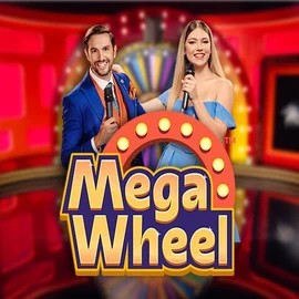 Mega Wheel online game logo by Pragmatic Play on crownplays.eu