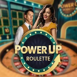 PowerUP Roulette game by Pragmatic Play – logo hosted on CrownPlay Casino
