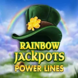 Rainbow Jackpots Power Lines casino game by Red Tiger Gaming – featured logo at CrownPlay Casino