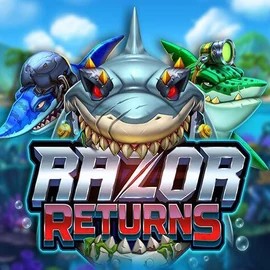 Razor Returns logo – Slots by Push Gaming at CrownPlay Casino