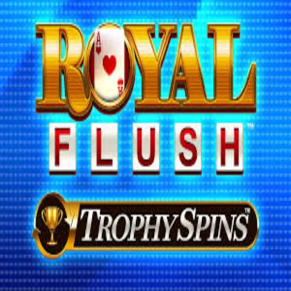 Royal Flush Trophy Spins online game logo by Greentube on crownplays.eu
