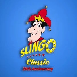 Slingo Classic 20th Anniversary logo – Casino Games by Slingo at CrownPlay Casino