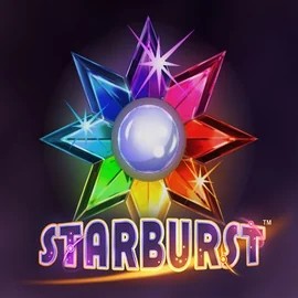 Starburst slot icon by NetEnt, available at CrownPlay Casino