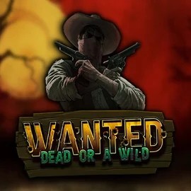 Wanted Dead or a Wild casino game by Hacksaw Gaming – featured logo at CrownPlay Casino